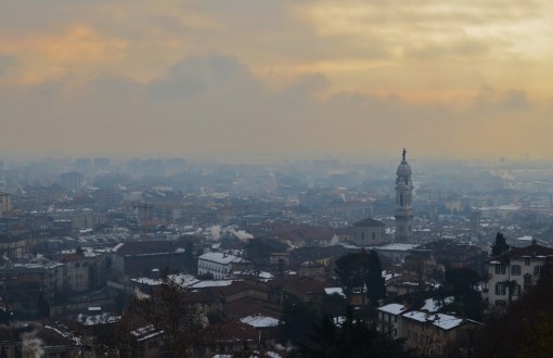 Бергамо. Вид со Старого города
