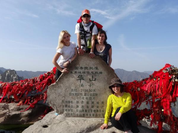 Мои попутчики по походам в горах Хуашань. Уже планируем новое путешествие. Теперь в Тибет. Кто с нами?